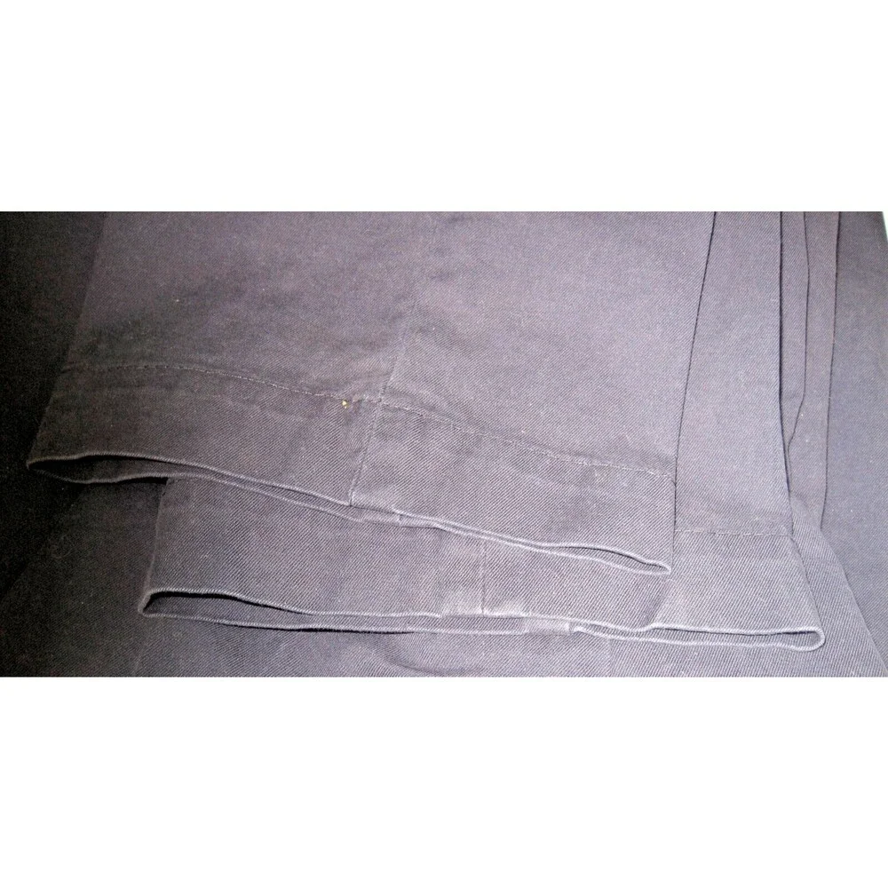 Mens Banana Republic Navy Flat Front Cotton/Spandex Chinos sz 32x32